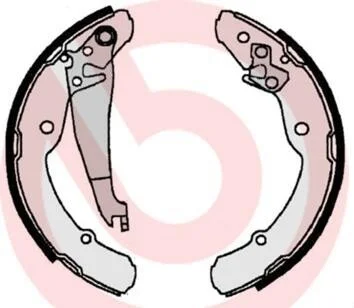 Гальмівні колодки задні барабанні BREMBO S85516