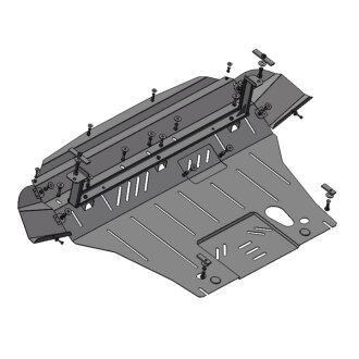 Захист двигуна, КПП, радіатора Hyundai IX35 Standard Bronex 101.0334.00
