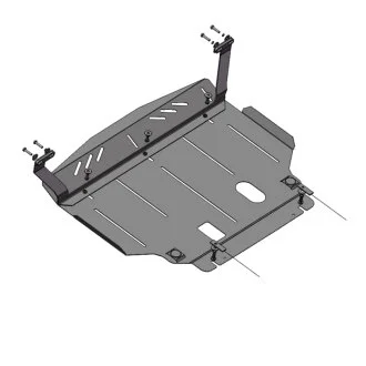 Защита двигателя, КПП, радиатора Ford Fiesta EcoBoost Standard Bronex 101.0465.00