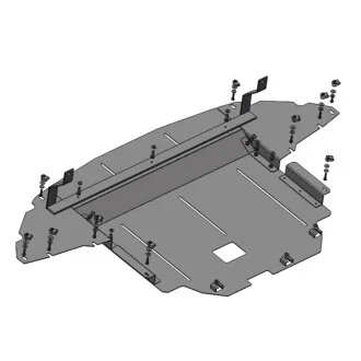 Захист двигуна, КПП, радіатора Hyundai I-20 2 Premium Bronex 102.0704.00