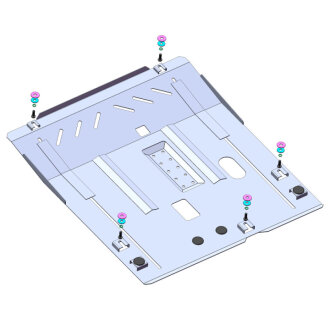 Защита двигателя, КПП Ravon R4 Premium Bronex 102.0747.00R