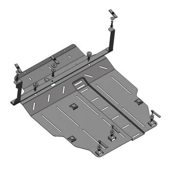 Захист двигуна, КПП, радіатора Mitsubishi Outlander XL Premium Bronex 102.0807.00