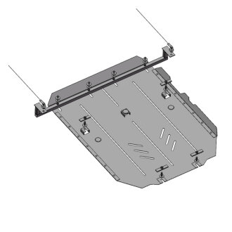 Защита КПП и РКПП Toyota Land Cruiser Prado 120 2002-2009 Premium Bronex 102.0856.00