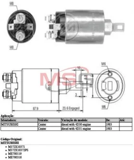 Реле стартера втягивающее 24V CARGO 132591