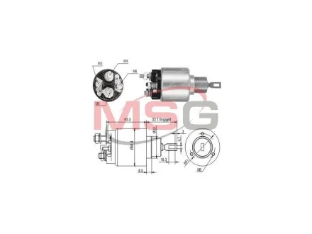 Реле стартера втягивающее 12V CARGO 136036
