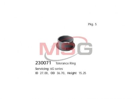 Ремкомплект стартера (деталі стартера, заглушки, шайби) CARGO 230071 (фото 1)
