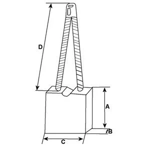 Щітка генератора CARGO F032900335