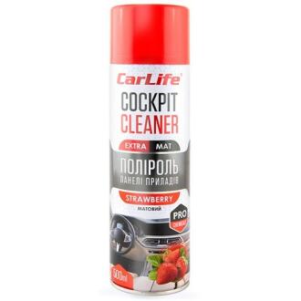 Поліроль панелі приладів Полуниця 500ml CarLife CF523