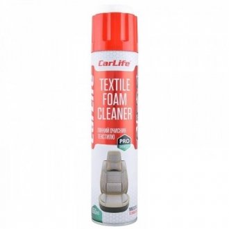 Пінний очисник текстилю. TEXTILE FOAM CLEANER 650ml CarLife CF651