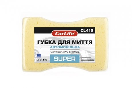 Губка для мытья автомобиля с большими порами SUPER CarLife CL-415