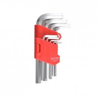 Набір ключів Г-образних торцевих 9 шт., 1,5-10 мм, CR-V CarLife WR2114