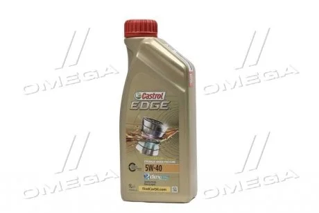 Моторное масло 1 л 5W40 Бензиновый, Дизельный Синтетическое CASTROL 1535FA