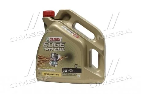 Моторное масло 4 л 0W30 Бензиновый, Дизельный Синтетическое CASTROL 157E5C