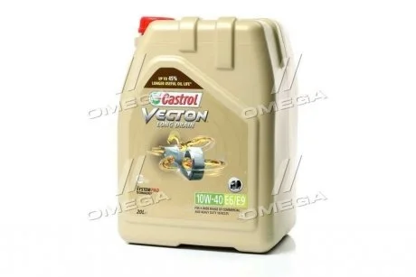 Моторна олива 20 л 10W40 Дизель Синтетична CASTROL 15B9D1