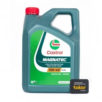 Моторна олива 4 л 5W40 Бензиновий, Дизельний Синтетична CASTROL 15C9D1