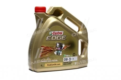 Моторное масло 4 л 0W20 Бензиновый, Дизельный Синтетическое CASTROL 15CC95