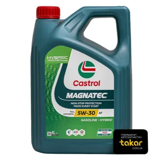 Моторна олива 4 л 5W30 Бензиновий, Дизельний Синтетична CASTROL 15F908