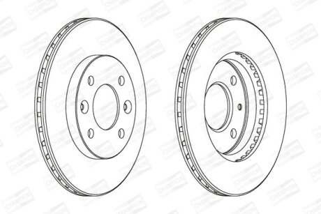 Диск гальмівний CHAMPION 561336CH