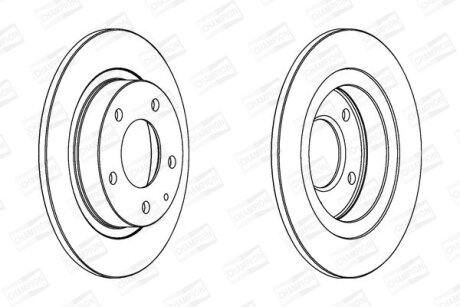 Диск гальмівний CHAMPION 561717CH