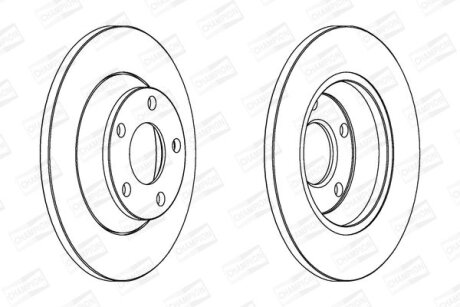 Диск гальмівний CHAMPION 561979CH