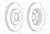 Диск гальмівний FORD FIESTA, FOCUS, MAZDA 2, передн., вент. CHAMPION 562078CH (фото 1)