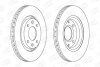 Диск гальмівний CITROEN C3, C4, PEUGEOT 207 передн., вент. CHAMPION 562128CH (фото 1)