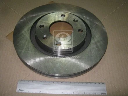 Диск гальмівний CITROEN C3, C4, PEUGEOT 207 передн., вент. (вир-во) CHAMPION 562128CH