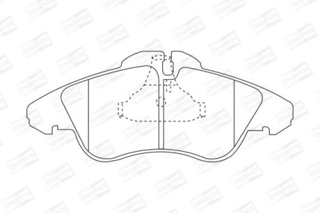 Колодки гальмівні CHAMPION 571844CH