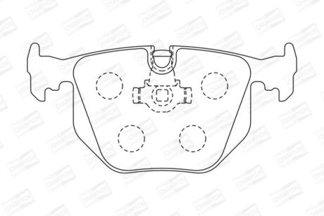 Колодки гальмівні CHAMPION 571918CH