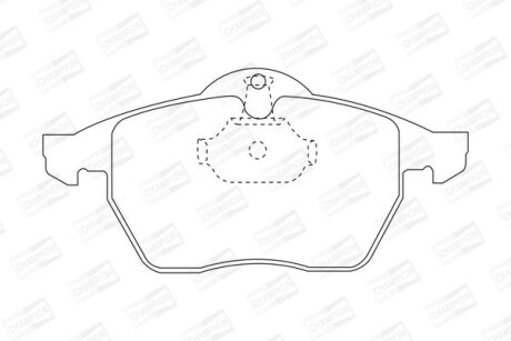 Колодки гальмівні CHAMPION 571920CH