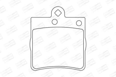 Колодки гальмівні CHAMPION 571925CH