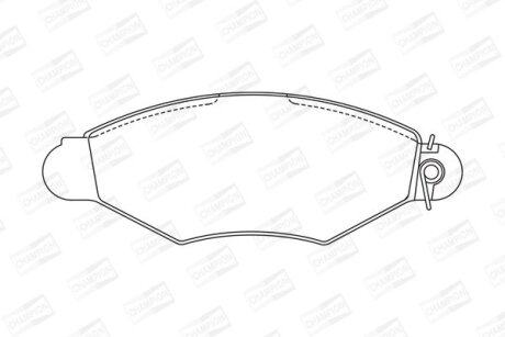 Колодки гальмівні CHAMPION 571931CH