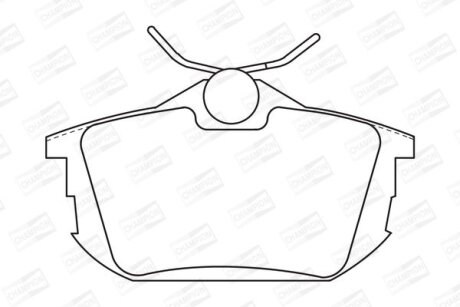 Колодки гальмівні CHAMPION 571941CH