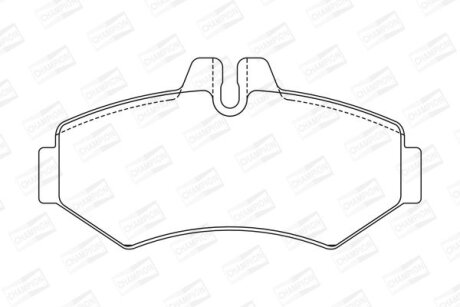 Колодки гальмівні CHAMPION 571950CH