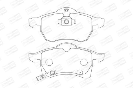 Колодки гальмівні CHAMPION 571975CH