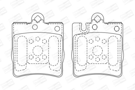 Колодки гальмівні CHAMPION 571988CH