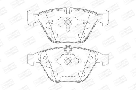 Колодки гальмівні CHAMPION 571990CH