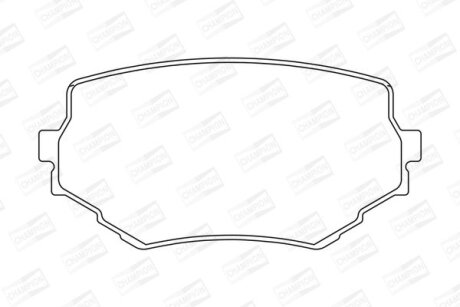 Колодки гальмівні CHAMPION 572420CH