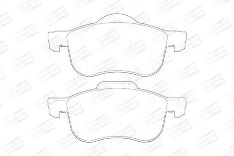 Колодки гальмівні CHAMPION 573003CH