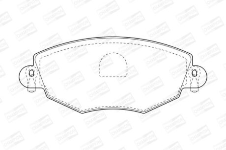 Колодки гальмівні CHAMPION 573013CH