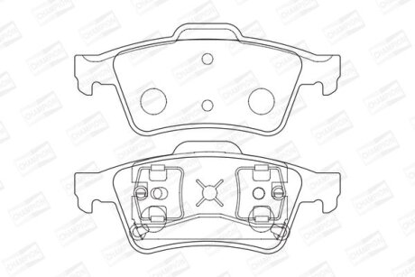 Колодки гальмівні CHAMPION 573018CH