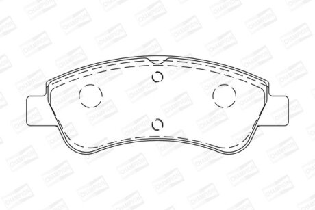 Колодки гальмівні CHAMPION 573030CH