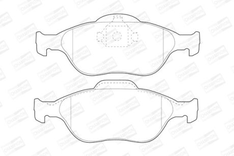 Колодки гальмівні CHAMPION 573041CH