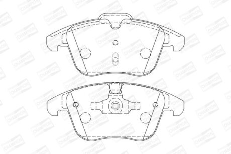 Колодки гальмівні CHAMPION 573201CH
