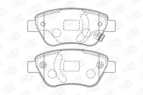 Колодки гальмівні CHAMPION 573204CH