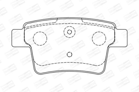Колодки гальмівні CHAMPION 573218CH