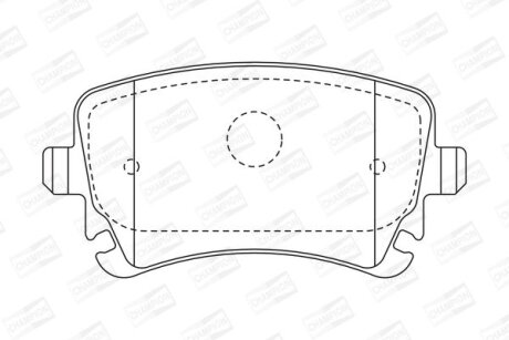 Колодки гальмівні CHAMPION 573219CH
