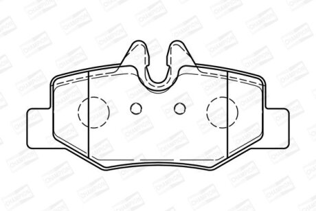 Колодки гальмівні CHAMPION 573222CH