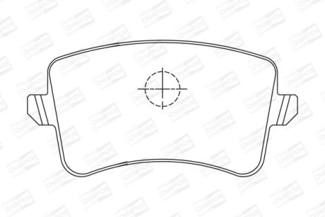 Колодки гальмівні CHAMPION 573259CH