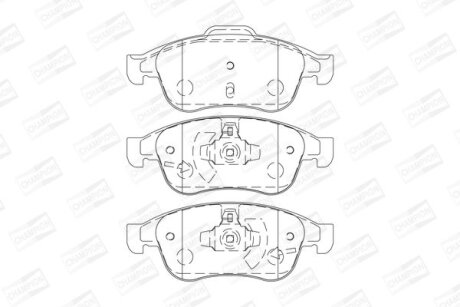 Колодки гальмівні CHAMPION 573268CH